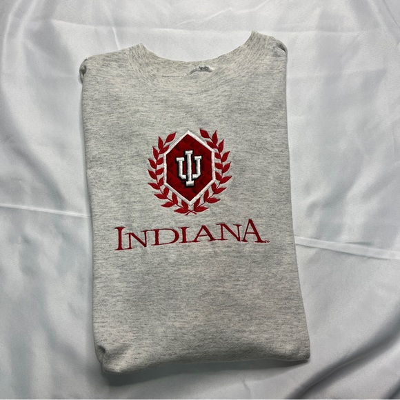Vintage Indiana University Collegiate T-shirt Size XXL Red and Grey - Picture 2 of 5